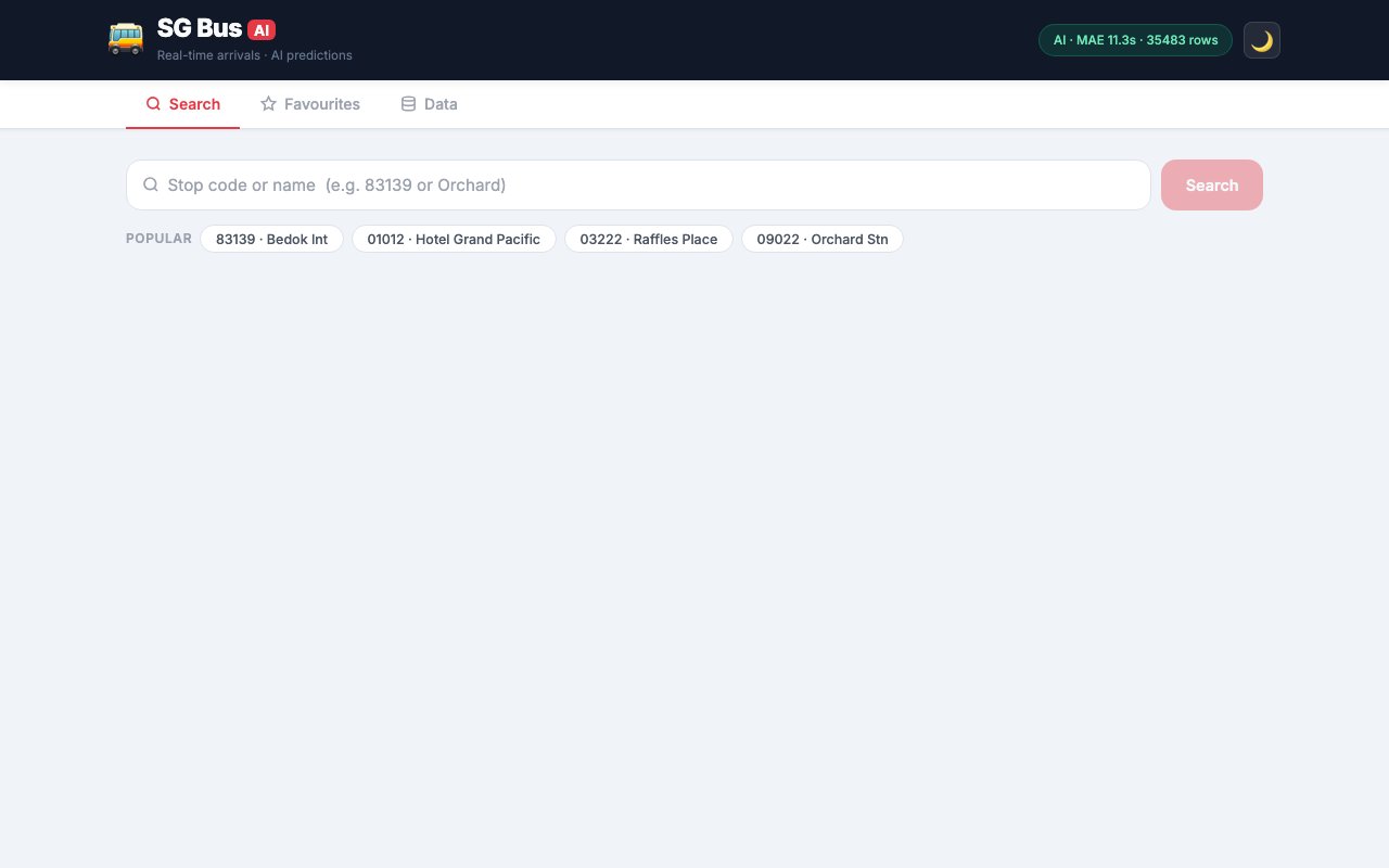 SG Bus AI screenshot